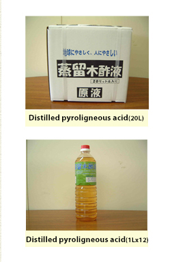Distilled pyroligneous acid
